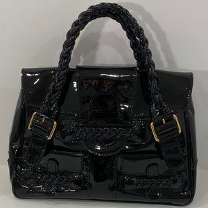 Valentino large Histoire bag in patent leather